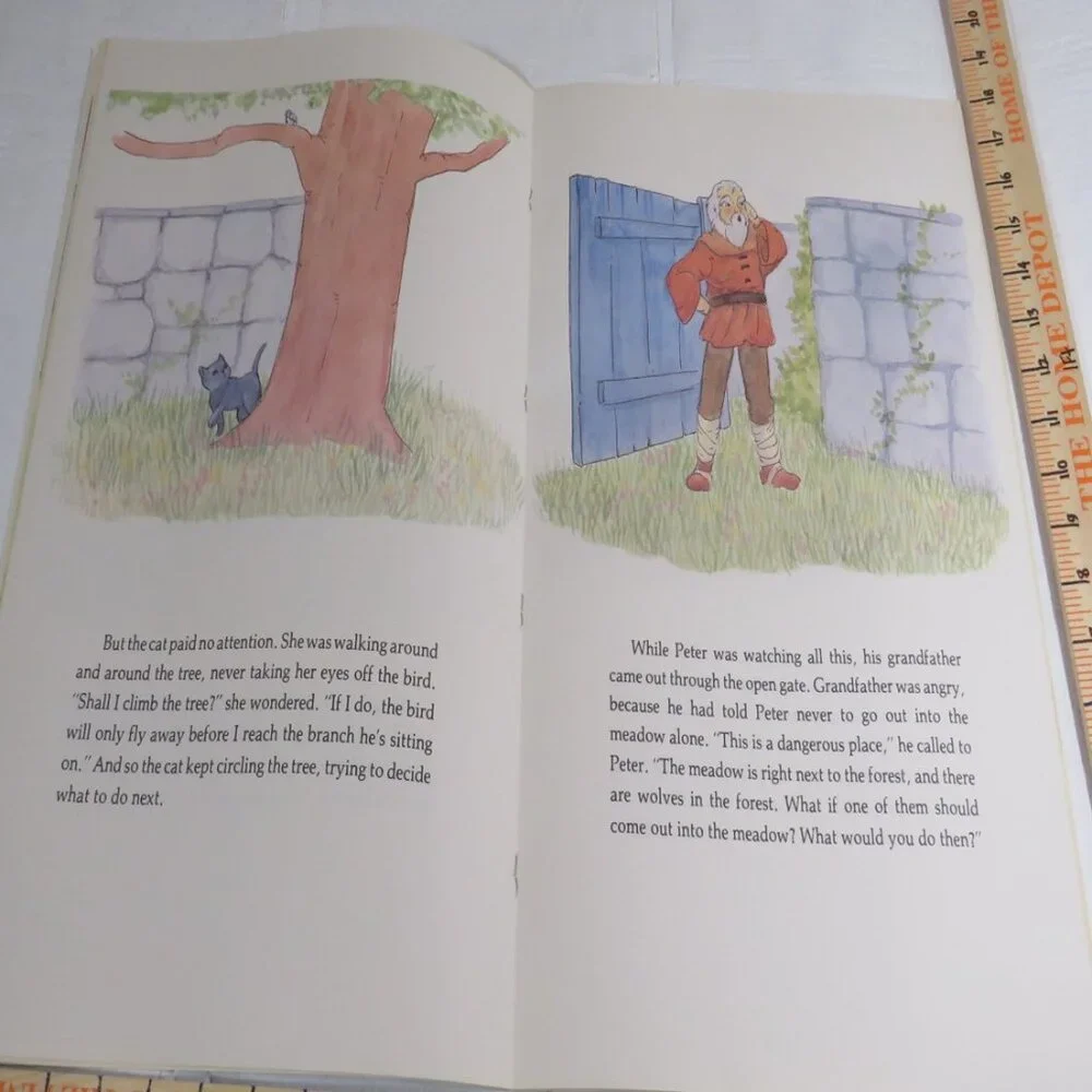 Peter and the Wolf BIG BOOK (almost 2 feet tall) Classroom Size